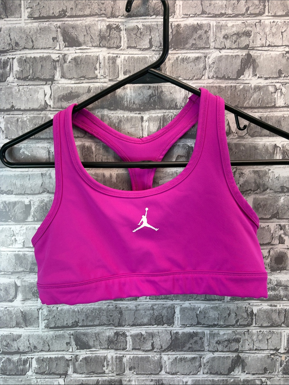 Jordan Hot Pink Racerback Sports Bra
